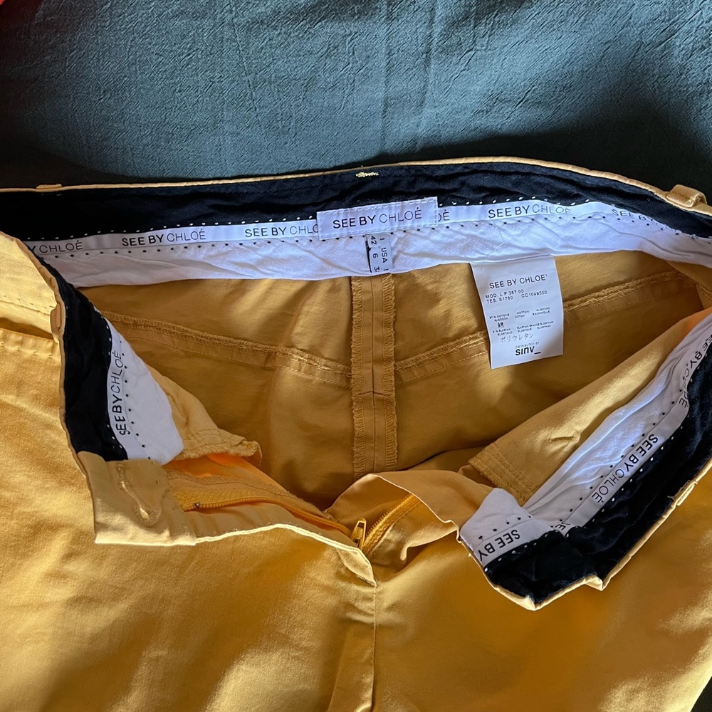 Yellow flares - See by Chloe 90s vintage - Picture 7 of 7